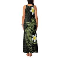 Aloha Hammerhead Shark Family Matching Tank Maxi Dress and Hawaiian Shirt Lime Rickey Hawaiian Kakau Tribal Tattoo LT9 - Polynesian Pride