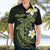 Aloha Hammerhead Shark Hawaiian Shirt Lime Rickey Hawaiian Kakau Tribal Tattoo