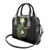 Aloha Hammerhead Shark Shoulder Handbag Lime Rickey Hawaiian Kakau Tribal Tattoo