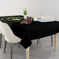 Aloha Hammerhead Shark Tablecloth Lime Rickey Hawaiian Kakau Tribal Tattoo
