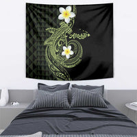 Aloha Hammerhead Shark Tapestry Lime Rickey Hawaiian Kakau Tribal Tattoo LT9 - Polynesian Pride