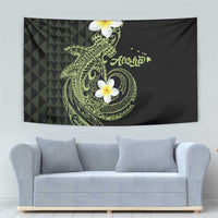 Aloha Hammerhead Shark Tapestry Lime Rickey Hawaiian Kakau Tribal Tattoo LT9 - Polynesian Pride
