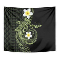 Aloha Hammerhead Shark Tapestry Lime Rickey Hawaiian Kakau Tribal Tattoo LT9 - Polynesian Pride