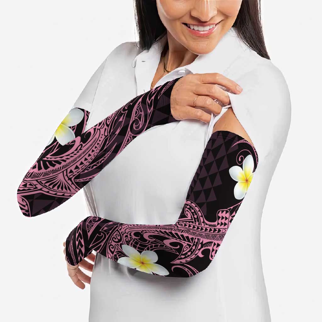 Aloha Hammerhead Shark Arm Sleeves Vivacious Pink Hawaiian Kakau Tribal Tattoo - Polynesian Pride