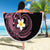 Aloha Hammerhead Shark Beach Blanket Vivacious Pink Hawaiian Kakau Tribal Tattoo