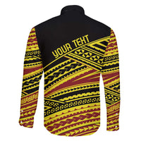 Personalised Tonga Ha apai High School Family Matching Mermaid Dress and Hawaiian Shirt Ngatu Fonulei Pattern LT9 - Polynesian Pride