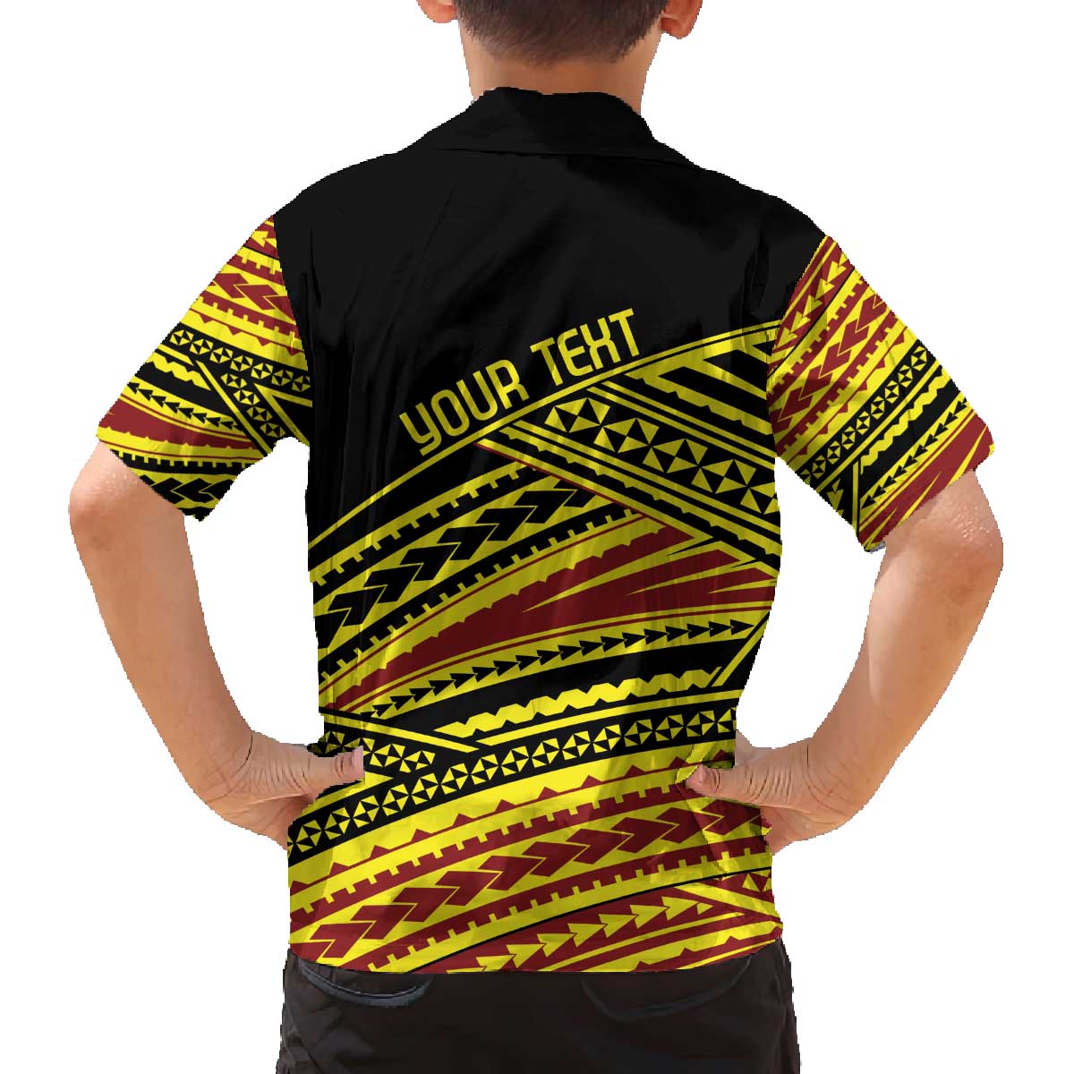 Personalised Tonga Ha apai High School Family Matching Off The Shoulder Long Sleeve Dress and Hawaiian Shirt Ngatu Fonulei Pattern