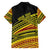 Personalised Tonga Ha apai High School Family Matching Off Shoulder Maxi Dress and Hawaiian Shirt Ngatu Fonulei Pattern