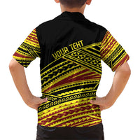 Personalised Tonga Ha apai High School Hawaiian Shirt Ngatu Fonulei Pattern