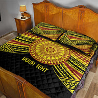 Personalised Tonga Ha apai High School Quilt Bed Set Ngatu Fonulei Pattern