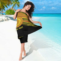 Personalised Tonga Ha apai High School Sarong Ngatu Fonulei Pattern