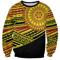 Personalised Tonga Ha apai High School Sweatshirt Ngatu Fonulei Pattern
