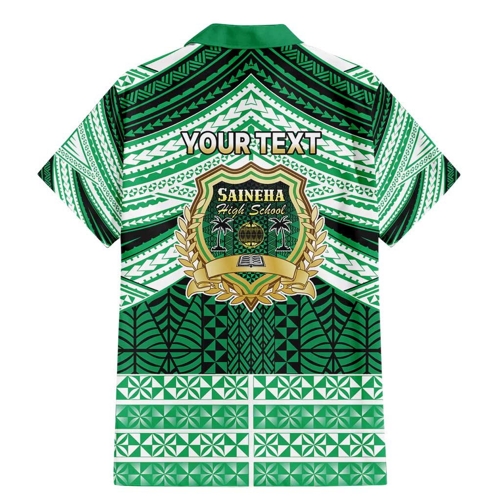 Personalised Tonga Saineha High School Family Matching Mermaid Dress and Hawaiian Shirt Polynesian Ngatu Tribal LT9 - Polynesian Pride