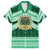 Personalised Tonga Saineha High School Family Matching Off Shoulder Short Dress and Hawaiian Shirt Polynesian Ngatu Tribal