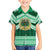 Personalised Tonga Saineha High School Family Matching Off Shoulder Short Dress and Hawaiian Shirt Polynesian Ngatu Tribal