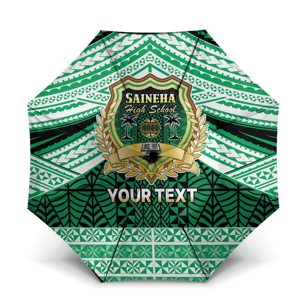 Personalised Tonga Saineha High School Umbrella Polynesian Ngatu Tribal - Polynesian Pride