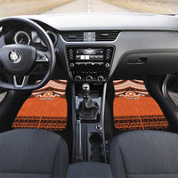 Personalised Tonga Tailulu College Car Mats Polynesian Ngatu Tribal