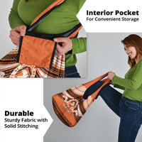 Personalised Tonga Tailulu College Grocery Bag Polynesian Ngatu Tribal