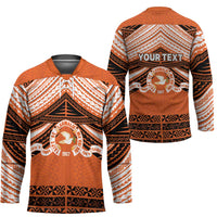 Personalised Tonga Tailulu College Hockey Jersey Polynesian Ngatu Tribal - Polynesian Pride