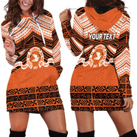 Personalised Tonga Tailulu College Hoodie Dress Polynesian Ngatu Tribal
