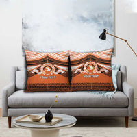 Personalised Tonga Tailulu College Pillow Cover Polynesian Ngatu Tribal - Polynesian Pride