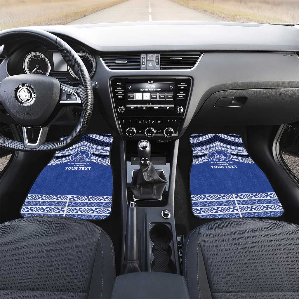 Personalised Tonga Taufa'ahau Pilolevu College Car Mats Polynesian Ngatu Tribal