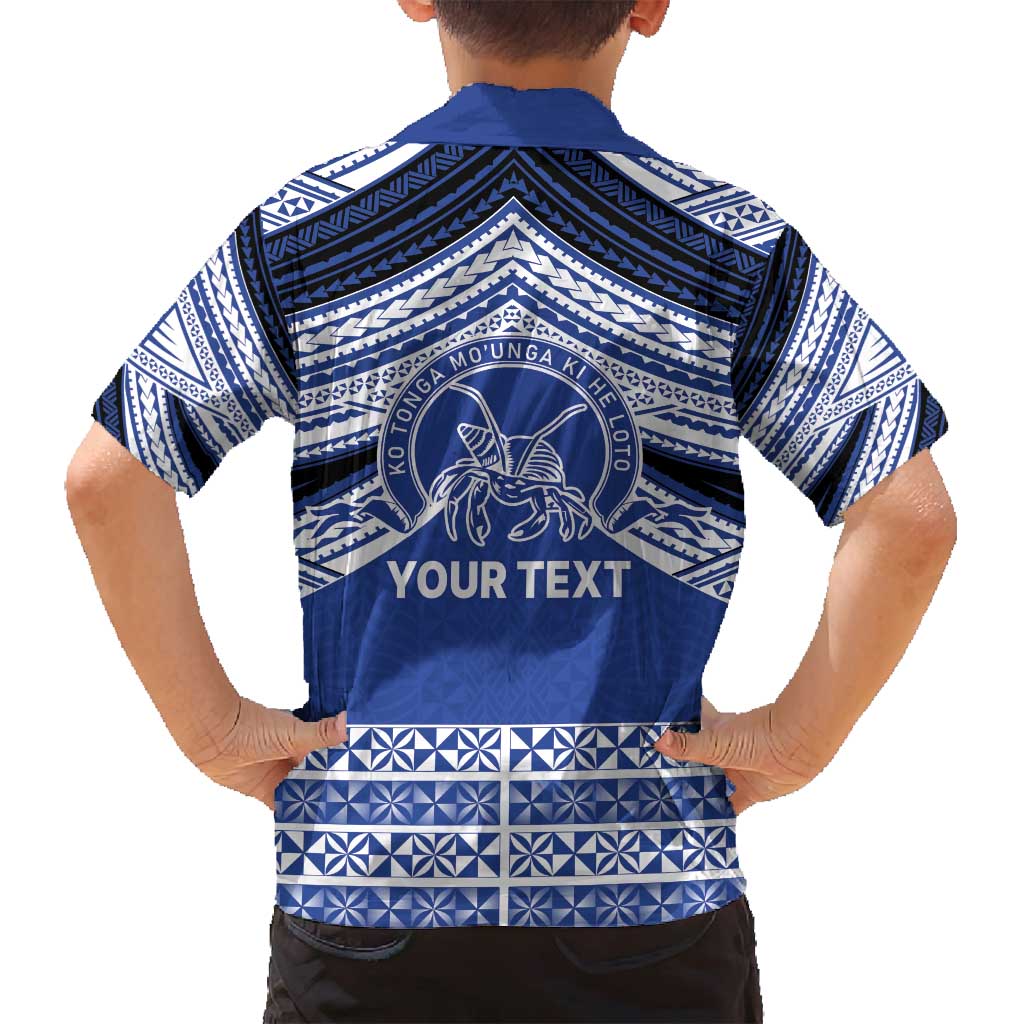 Personalised Tonga Taufa'ahau Pilolevu College Family Matching Summer Maxi Dress and Hawaiian Shirt Polynesian Ngatu Tribal LT9 - Polynesian Pride