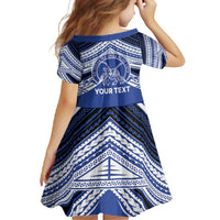 Personalised Tonga Taufa'ahau Pilolevu College Family Matching Summer Maxi Dress and Hawaiian Shirt Polynesian Ngatu Tribal LT9 - Polynesian Pride
