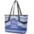 Personalised Tonga Taufa'ahau Pilolevu College Leather Tote Bag Polynesian Ngatu Tribal