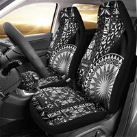 Black Tongan Ngatu Fonulei Pattern Car Seat Cover LT9 - Polynesian Pride