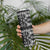 Black Tongan Ngatu Fonulei Pattern Skinny Tumbler