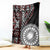 Red Tongan Ngatu Fonulei Pattern Blanket
