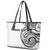 Hawaii and Japanese Culture Personalised Leather Tote Bag With Polynesian Tribal Tattoo Style