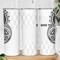 Hawaii and Japanese Culture Personalised Skinny Tumbler With Polynesian Tribal Tattoo Style LT9 - Polynesian Pride