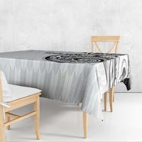 Hawaii and Japanese Culture Personalised Tablecloth With Polynesian Tribal Tattoo Style