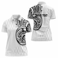 Hawaii and Japanese Culture Personalised Women Polo Shirt With Polynesian Tribal Tattoo Style LT9 - Polynesian Pride