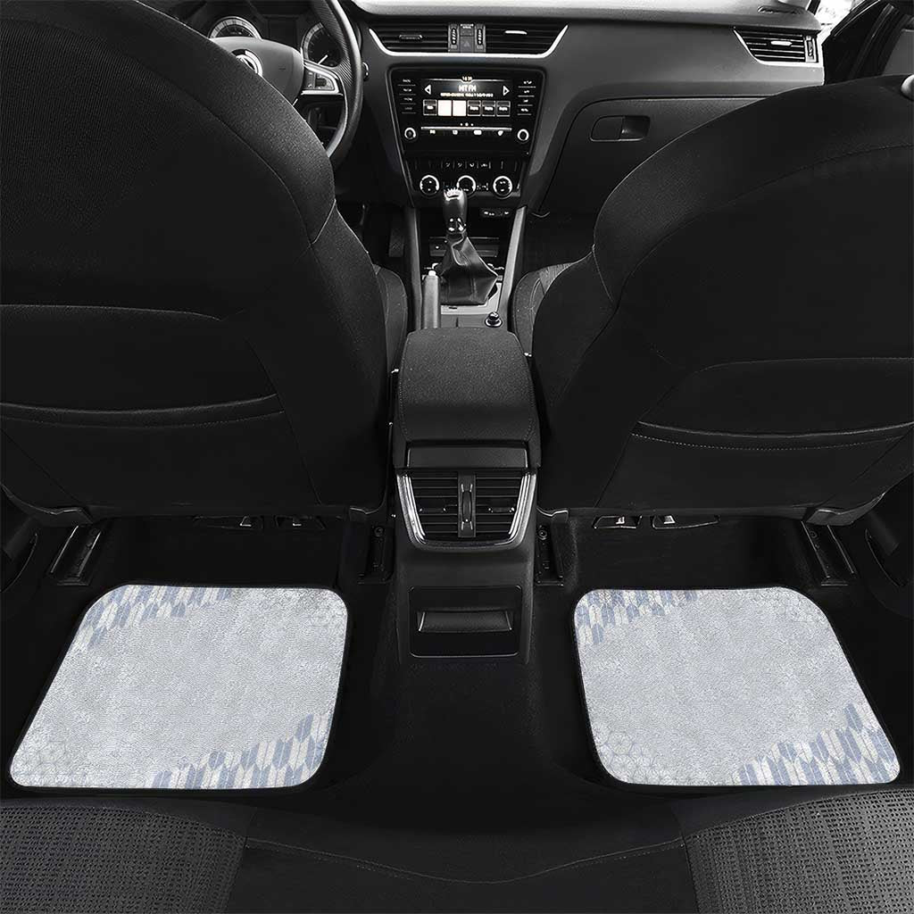 Japan Pacific Rugby 2022-23 Custom Car Mats Black Sakura Japanese Wave Pattern