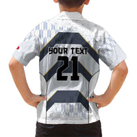Japan Pacific Rugby 2022-23 Custom Family Matching Short Sleeve Bodycon Dress and Hawaiian Shirt Black Sakura Japanese Wave Pattern