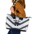 Japan Pacific Rugby 2022-23 Custom Leather Tote Bag Black Sakura Japanese Wave Pattern