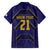 Japan Pacific Rugby 2022-23 Custom Family Matching Off Shoulder Maxi Dress and Hawaiian Shirt Blue Sakura Japanese Wave Pattern