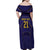 Japan Pacific Rugby 2022-23 Custom Family Matching Off Shoulder Maxi Dress and Hawaiian Shirt Blue Sakura Japanese Wave Pattern