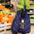 Japan Pacific Rugby 2022-23 Custom Grocery Bag Blue Sakura Japanese Wave Pattern