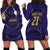 Japan Pacific Rugby 2022-23 Custom Hoodie Dress Blue Sakura Japanese Wave Pattern
