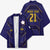 Japan Pacific Rugby 2022-23 Custom Kimono Blue Sakura Japanese Wave Pattern - Polynesian Pride