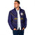 Japan Pacific Rugby 2022-23 Custom Padded Jacket Blue Sakura Japanese Wave Pattern - Polynesian Pride