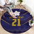 Japan Pacific Rugby 2022-23 Custom Round Carpet Blue Sakura Japanese Wave Pattern