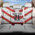 Japan Pacific Rugby 2022-23 Custom Back Car Seat Cover Red Sakura Japanese Wave Pattern