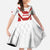 Japan Pacific Rugby 2022-23 Custom Family Matching Off Shoulder Maxi Dress and Hawaiian Shirt Red Sakura Japanese Wave Pattern