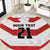 Japan Pacific Rugby 2022-23 Custom Round Carpet Red Sakura Japanese Wave Pattern