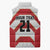Japan Pacific Rugby 2022-23 Custom Sleeveless Puffer Jacket Red Sakura Japanese Wave Pattern - Polynesian Pride